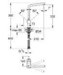 Кухненска батерия за мивка Grohe Minta (1)