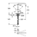 Смесителна батерия за кухненска мивка Grohe Minta (1)