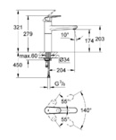 Смесител за мивка Grohe Europlus (1)