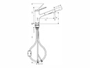 Хромиран смесител за кухня Zesis M33 (1)