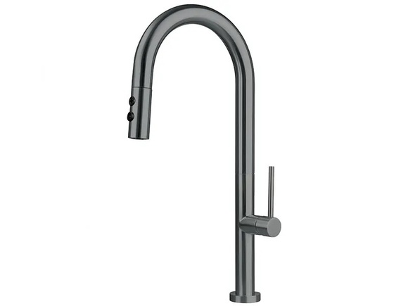 Стилен кухненски смесител Olfato Titanium