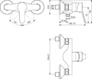 Смесителна батерия за душ Vidima Scorpio (1)