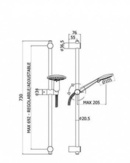 Душ гарнитура Paffoni Brio с 3 фунцкии (1)