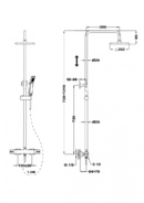 Термостатична душ система Soller 200 (1)