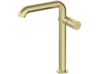 Стояща смесителна батерия за мивка Silia Hexa Brushed Gold
