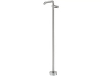 Свободностоящ едноръкохватков смесител Silia Hexa Brushed Steel